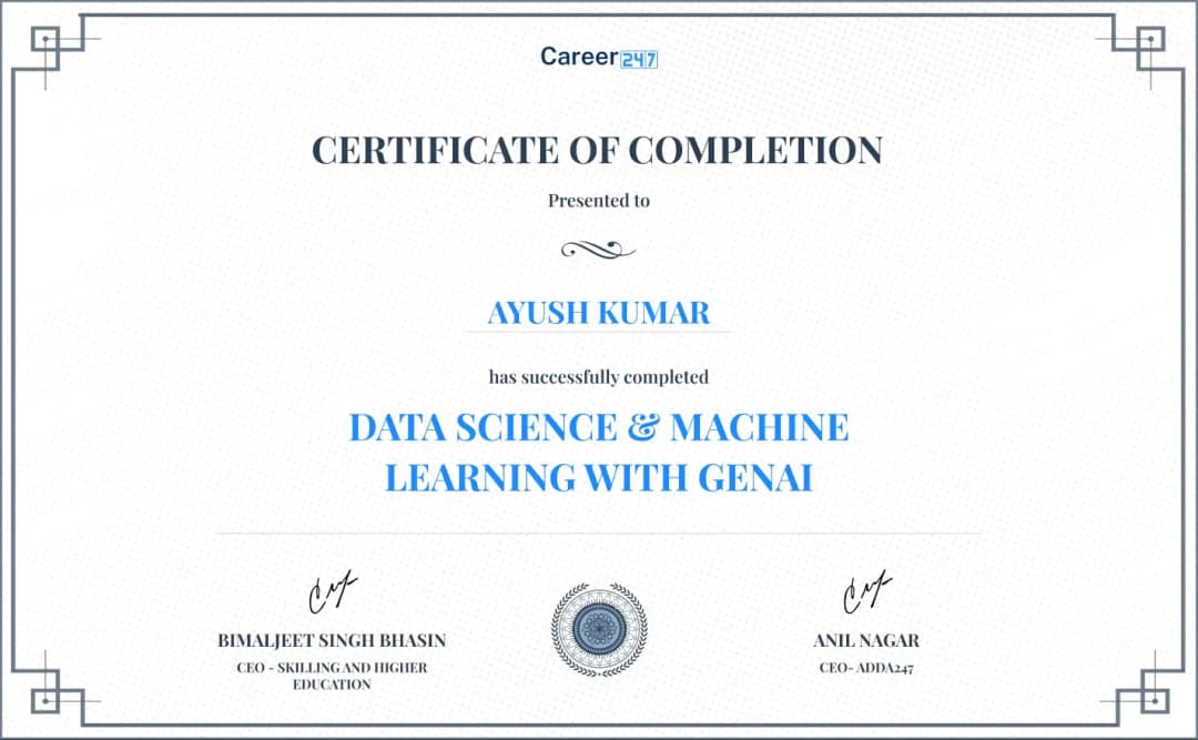 Data Science Courses | Live Course with Job Assistance
